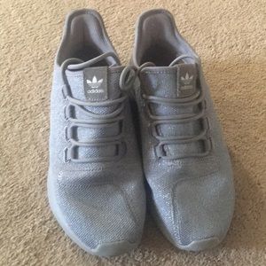 Gray Adidas tubulars